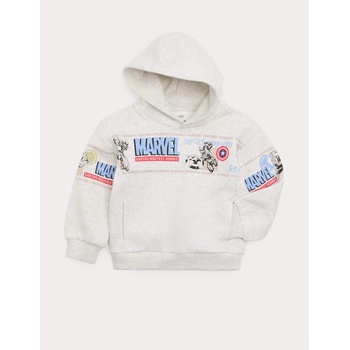 Marks & Spencer Суитшърт Marvel с качулка и висок процент памук (2-8 години) Marks & Spencer сива Marks & Spencer | Siv | Момчешки | 4-5 години