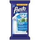 Presto vlhčené čistiace obrúsky 30 ks na okná a sklo