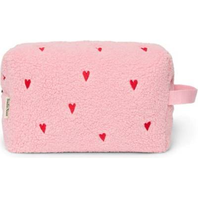 Studio Noos Teddy Toaletní taštička light pink hearts
