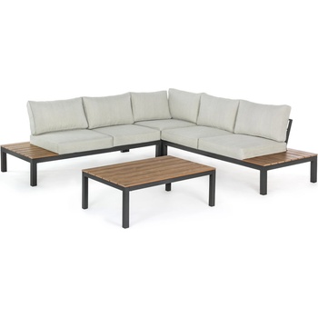 Bizzotto Комплект градински мебели elias антрацит (0662178)