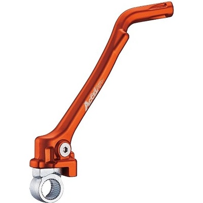 ACCEL startovací páka hliníková KTM SX65 16-23, HUSQVARNA TC 65 17-23 barva oranžová