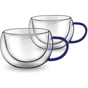 Lamart termopohár LT9113 VASO Súprava Cappuccino modrý 2 x 270 ml