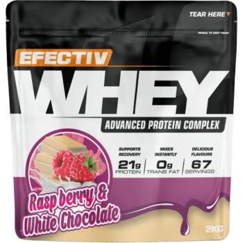 EFECTIV Nutrition Efectiv Whey | Advanced Protein Complex [2000 грама] Бял шоколад с малини