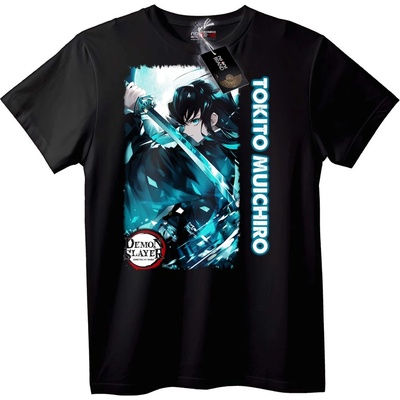 NOONEBRAND Тениска Demon Slayer Токито Мучи - S, White