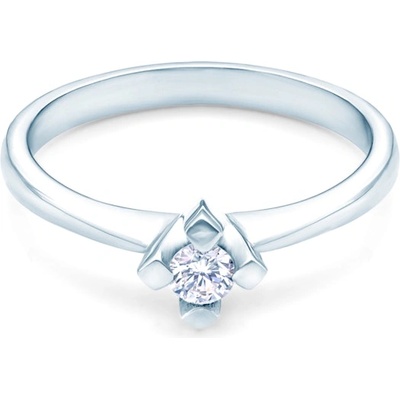 SAVICKI Годежен пръстен savicki: бяло злато, диамант