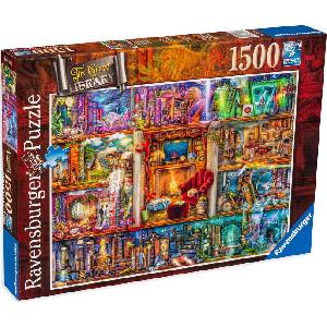 Ravensburger Пъзел Ravensburger от 1500 части - Цветна библиотека (12000190)