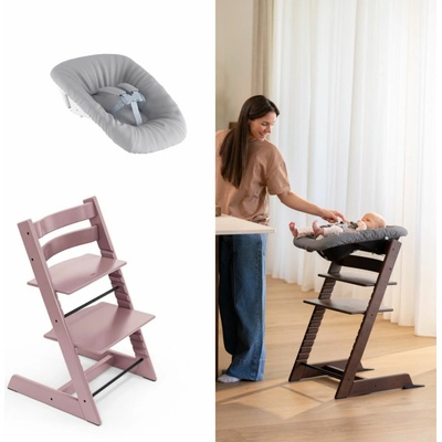 Stokke Tripp Trapp Set Baby set Newborn set Heather Mauve/Grey