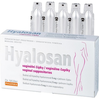 Image 1 of Dr. Müller Hyalosan Vaginal Suppositories 10pcs