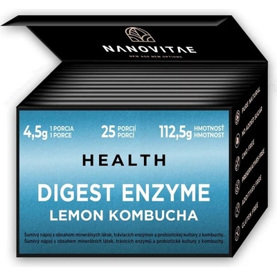 Nanovitae DIGEST ENZYME LEMON KOMBUCHA 112,5 g