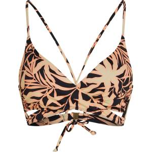 O'Neill Дамско бикини горнище O'Neill Women's Baay Top Bikini top - Black Brazillian Sun - размер 36 (EU) (150-6539-0212)