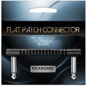 RockBoard RBO-CAB-PC-F-B75-BLK 10 cm Ъглов - Ъглов Пач кабел (RBO CAB PC F B75 BLK)