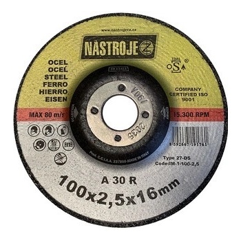 Nástroje cz Kotouč řezný 100 x 2,5 x 16 mm IM-1-100-2,5