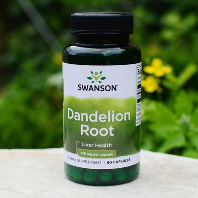 Swanson Dandelion Root 515 mg 60 kapsúl