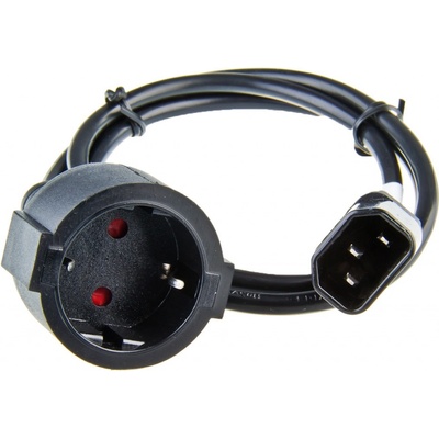 Síťový kabel pro výstup UPS - redukce PC konektor NKUP-230V-SCH2