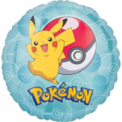 Amscan Fóliový balónek Pokemon Pikachu 43 cm