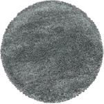 Ayyildiz Сив кръгъл килим ø 80 cm Fluffy - Ayyildiz Carpets (FLUFFY80803500LIGHTGREY)