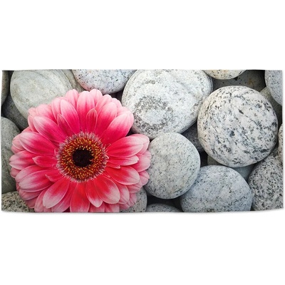 Sablio Uterák Gerbera na kameňoch 50 x 100 cm