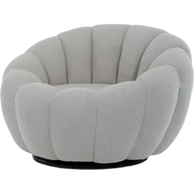 Autronic AK-341 GREY2 otočné látka šedá Bouclé