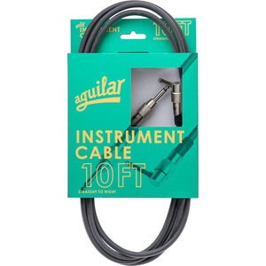 Aguilar INST-10RS Black 10ft / 3‚05 m Ъглов - Директен Инструментален кабел (AGINST10RS)