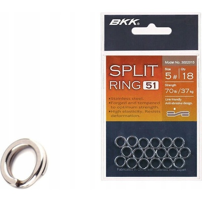 BKK Split Ring-51 veľ.4 27,2 kg 18 ks