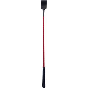 Devil Sticks Crop Polished Leather 023 Black-Red 66cm