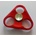 Fidget Spinner kov, Triangl červený