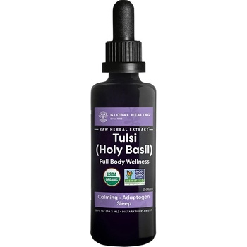 Global Healing Тулси (Свещен босилек), капки 59.2 ml | Global Healing (30065 (TUL-2OZ))
