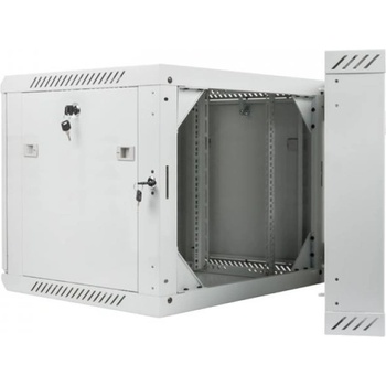 Lanberg rack cabinet 19 double-section wall-mount 9U - 600x600 for self-assembly (WF02-6609-10S)