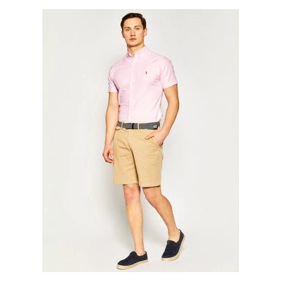 Polo Ralph Lauren košeľa Classics slim fit 710787736 ružová