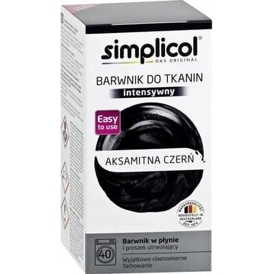 Simplicol Barvivo na textil sametová černá 560 g – Hledejceny.cz