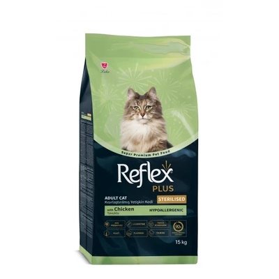 Lider Pet Food Sterilised Chicken Adult Cat - Пълноценна храна за израснали кастрирани котки от всички породи с пилешко 15 кг