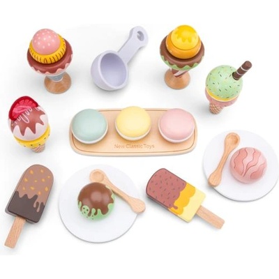 New Classic Toys Комплект дървени замразени сладкиши - 25 бр