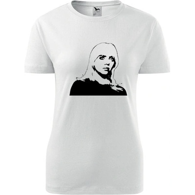 Bílé dámské tričko Billie Eilish – Zboží Dáma