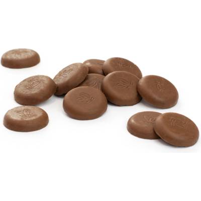 ManuCafe Čokoládové čočky Nugát 32% 50 g