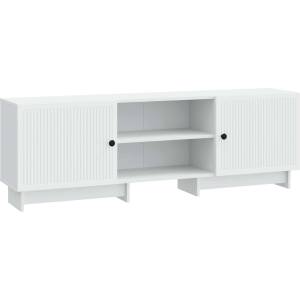 vidaXL ТВ шкаф Бял 150 x 31 x 50 см Инженерен дървен материал (893995)