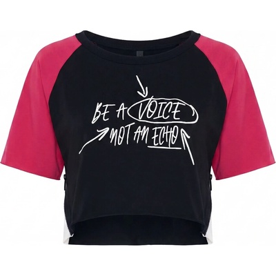 VDR Voice Black Crop Top