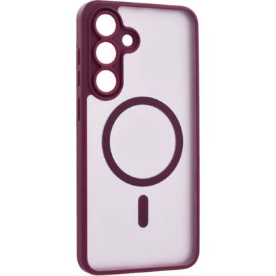 Gigapack Samsung S25 FE GIGAPACK Силиконов калъф за телефон, удароустойчив, MagSafe, БОРДО GP-187857 (GP-187857)