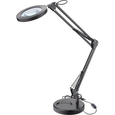 - LED Димируема настолна лампа с лупа LED/8W/5V 2900/4500/7500K черен (MB0029)