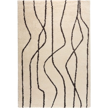 Universal Бял/черен килим 120x180 cm Routa - Universal (47364)