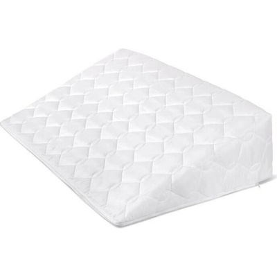 Bellatex Klinový podhlavník s prešitím biela 80x50x20