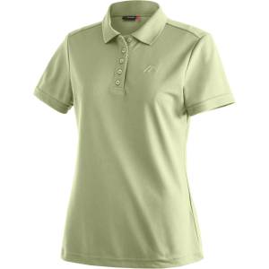Maier Sports Дамска поло тениска Maier Sports Women's Ulrike Polo shirt - Green Foam - размер 44 (EU) (116-5504-3416)