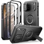 Tech-Protect kevlar magsafe комплект от 2 калъфа за iphone 17 pro / 18 pro, черни