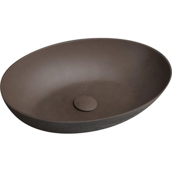 SAPHO - Мивка за плот FORMIGO 60x40 cm бетон/кафява (SH0679)