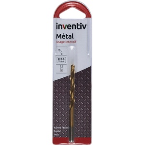 Inventiv СВРЕДЛО МЕТАЛ hss-tin Ф6 inventiv (3603743117522)