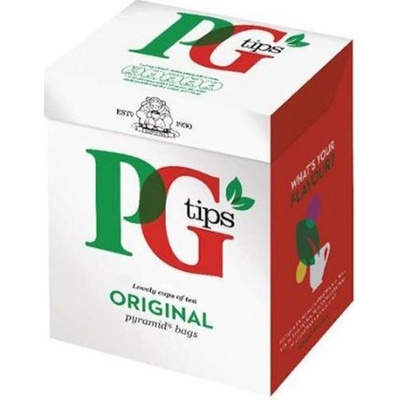 PG Tips čaj Kvalitní britský černý čaj pro každodenní pití 40 ks