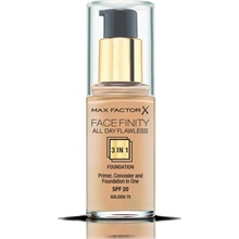 Max Factor Facefinity 3v1 All Day Flawless make-up 75 golden 30 ml