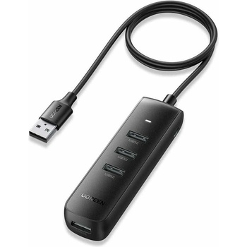 UGREEN USB Хъб Ugreen CM416, 4 порта, 4x USB 3.0, черен (CM416 / 54831)