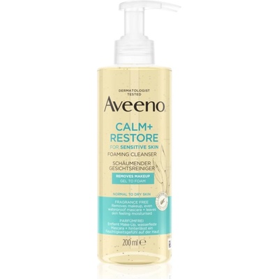 Aveeno Calm + Restore почистваща пяна за лице 200ml