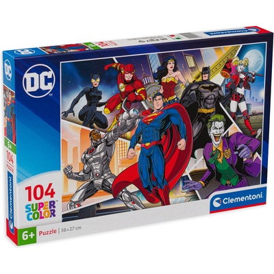 Clementoni Пъзел Clementoni от 104 части - Героите на DC, вид 2 (25722)