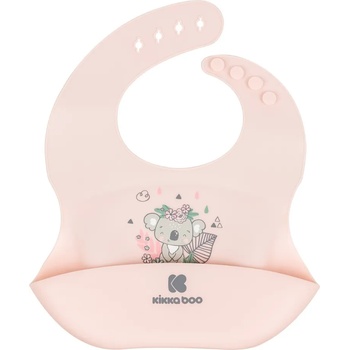 Kikkaboo Лигавник силиконов Savanna Friends Pink (31303030025)